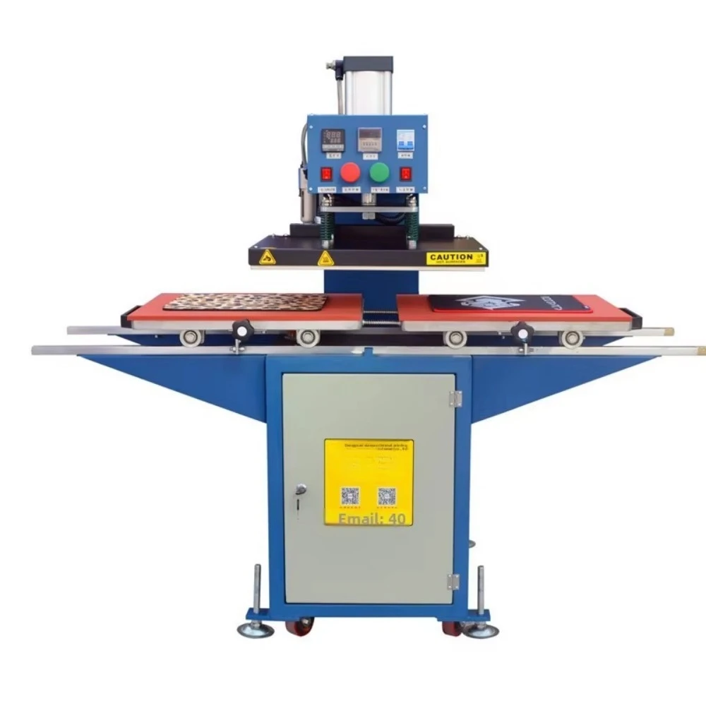 40x60cm Top-Sliding Pneumatic Dual-Station Heat Press Machine for T-Shirts Heat Transfer and Rhinestone Application
