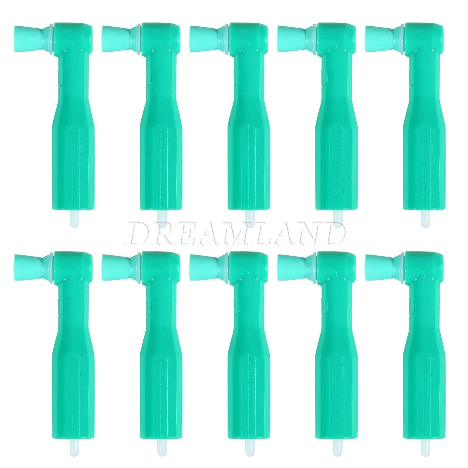 100pcs/1Box Dental Disposable Prophy Angles Soft Cup Latex Free Right Angle 90° angle Green Color