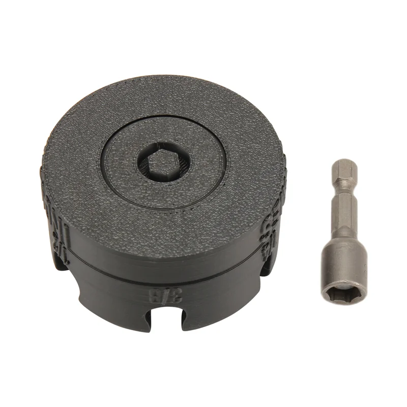 Abzv-driver de porca de haste hexagonal, acessório de broca de zíper de porca, ferramenta extratora de parafuso removedor de porcas para cremalheiras de conduíte, sistemas de suporte