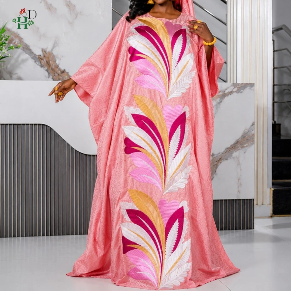 Vestidos H&D en liquidación, vestidos africanos para mujer, Boubou de Nigeria, bordado original, Bazin Riche, vestido turco para boda