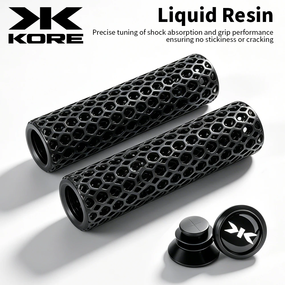 

KORE Bicycle Grips 3D-Printed Bike Handlebar Cover MTB Mountain Bicycle SHOCK Absorption Handle Grips Cycling Accessories