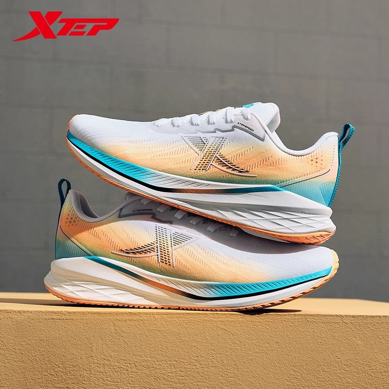 Xtep Speed 5.0 LITE Men's Running Shoes 2024 Winter Shock-absorbing Rebound Non-slip Lightweight Breathable Sneaker 976419110057