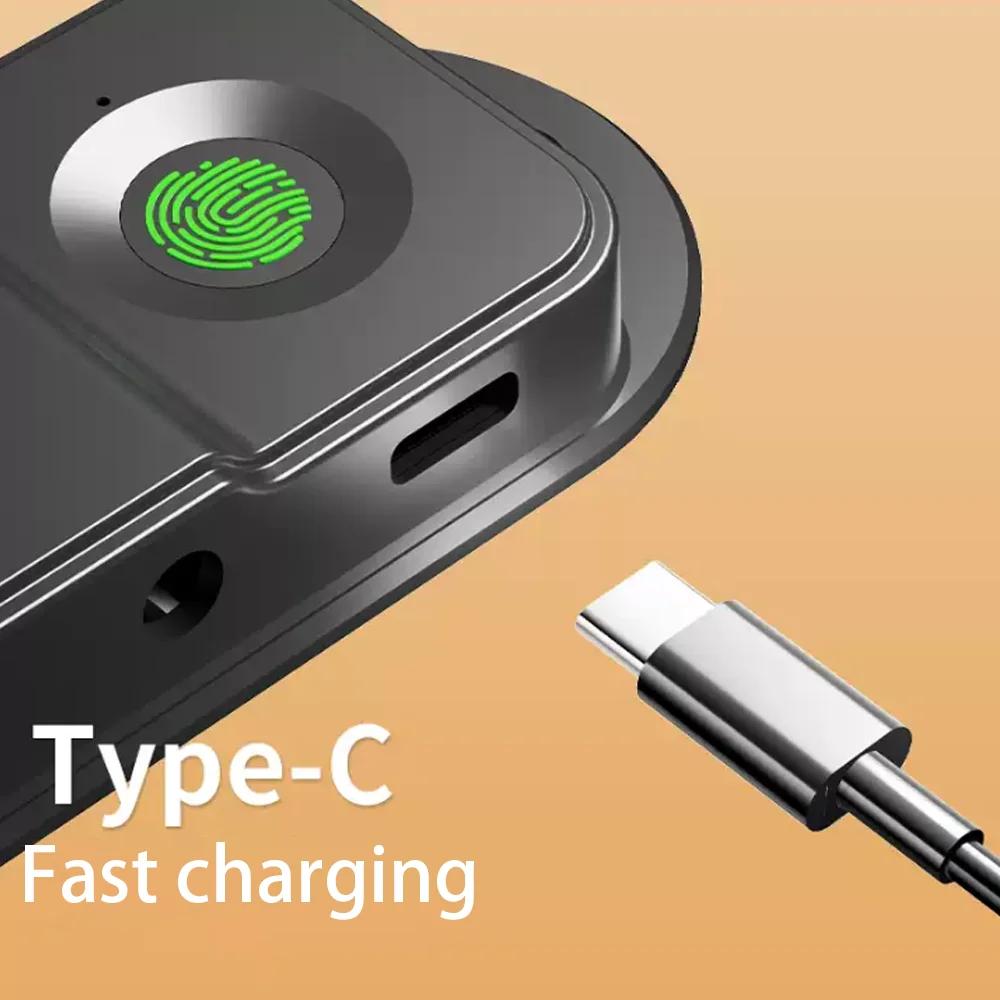 Fingerprint Child Safety Lock (Rechargeable): Stainless Steel Cable Lock for Cabinets, Fridges & Drawers – Home Door Security