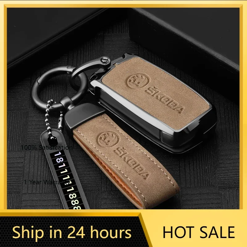 

2026 Hot Car Sticker Car Remote Key Fob Case Cover Shell For Skoda Octivia Superb Fabia 1 2 Octavia a7 RS Superb Rapid Yeti Karo