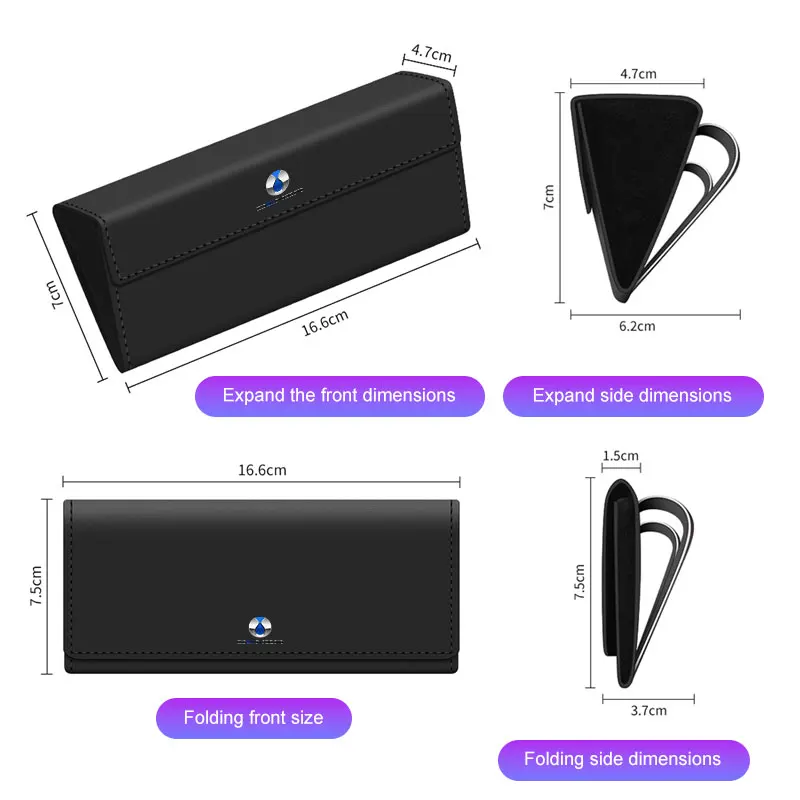 حافظة نظارات حاجب السيارة المحمولة يتدفقون الداخلية ل BYD ليوبارد 5 8 دينزا B5 B8 D9 DM-i N7 N8 صندوق النظارات الشمسية حامل النظارات