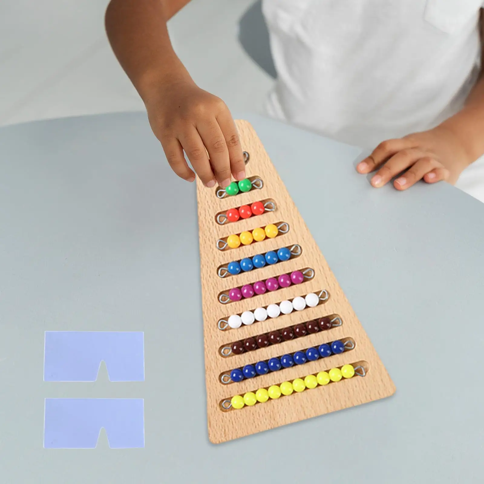 Math Bead Stair Set Toy Early Educational Beads Counting Toy for Children Day