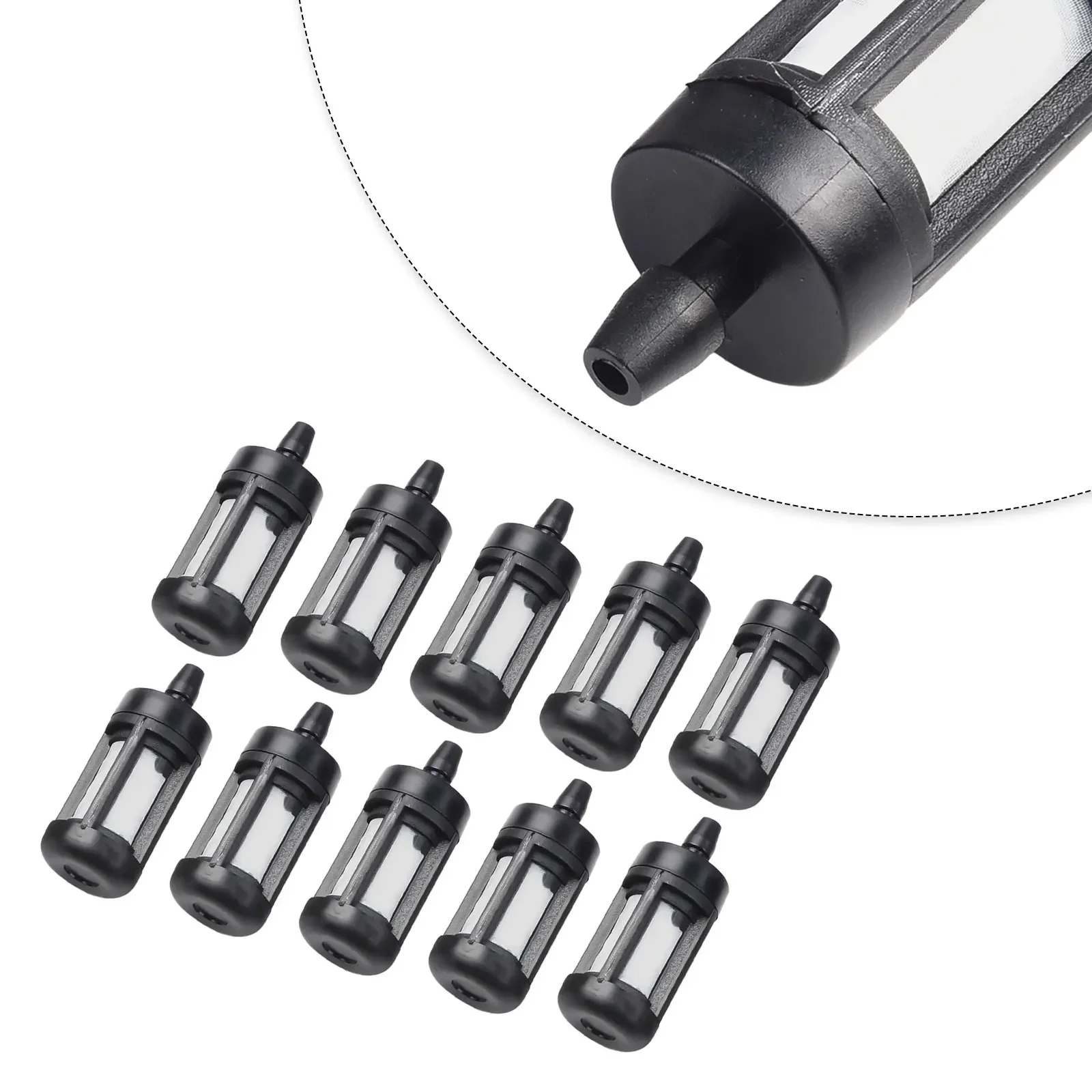 

10pcs Trimmer Brush Cutter Fuel Hose Pipe Filter For ZAMA Wackers Blowers Edgers Trimmers Garden Power Tool Accessories