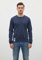 New Solid Color T-shirt Men's Multi-Color Color Arn Wash T-shirt Male Spring Autumn T-shirt Cotton Long-Sleeved