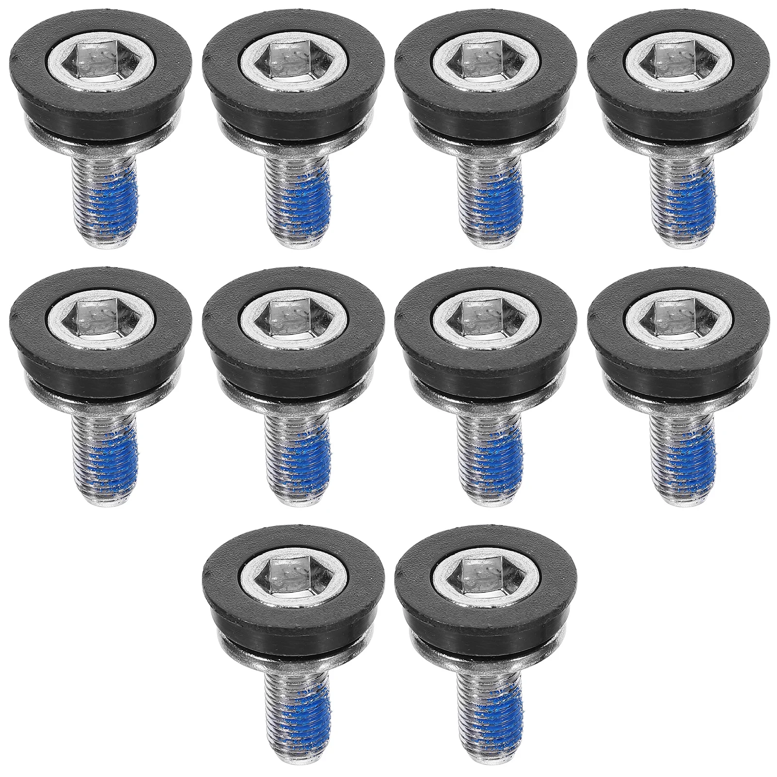

10Pcs Bicycle Crank Arm Screws Steel Bolt Fixing Screws for Mountain Bike Crankset Replacement Compatible Bottom Bracket