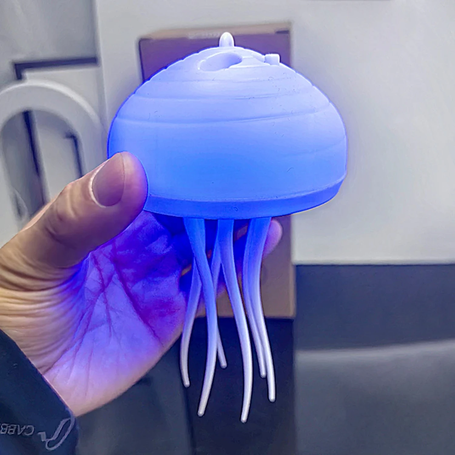 New Enhance your home ambiance with this enchanting, romantic Floating Dynamic Jellyfish Night Light. Perfect for adding a touch