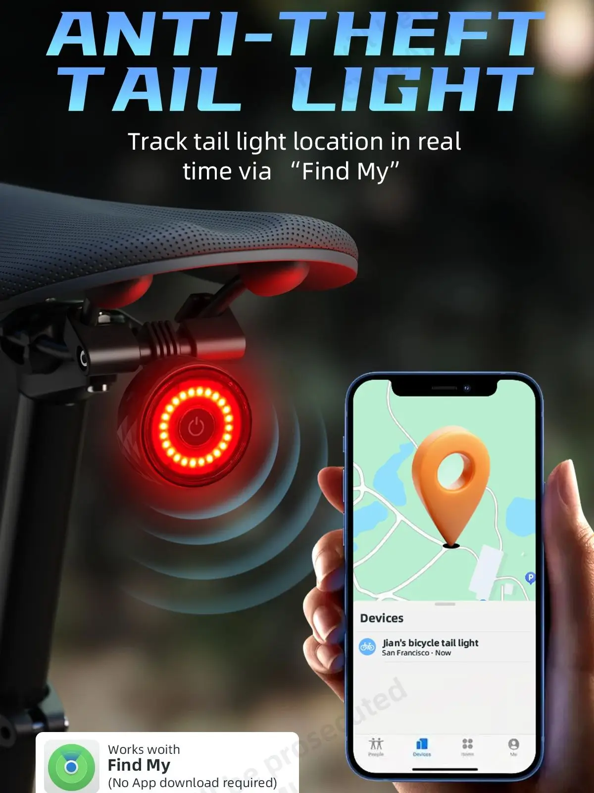 AliExpress CYCLAMI Bike Tail Light Smart Sensing MTB Road Bicycle Rear Lights Type-C Charging Taillight Cycling Accessories