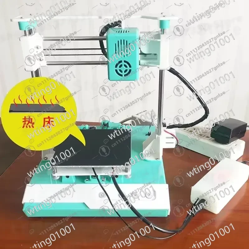 for EasyThreed K9 3D Printer Detachable Heated Build Plate Upgrade EU UK Plug Independent Thermal Bed Enhanced Adhesion