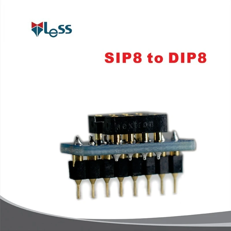 SIP8 TO DIP8, Single Row 8 Operational Amplifier to Dual Row Operational Amplifier PCB
