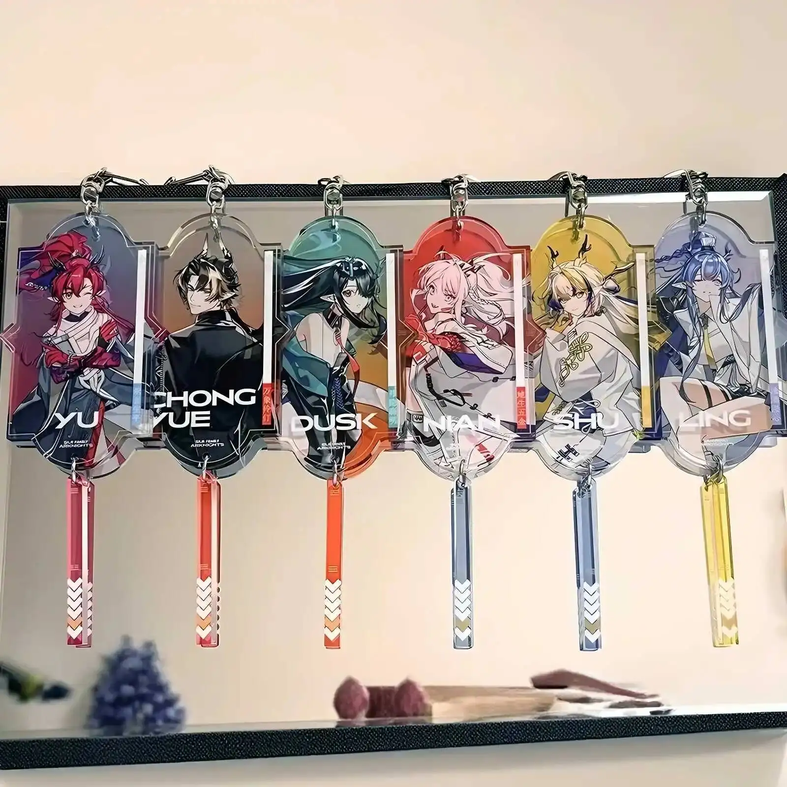 

Arknights Chongyue Yu Shu Dusk Ling Nian Acrylic Stand Figure Model Pendant Keychain Badge Acg Decor Christmas Present For Frien