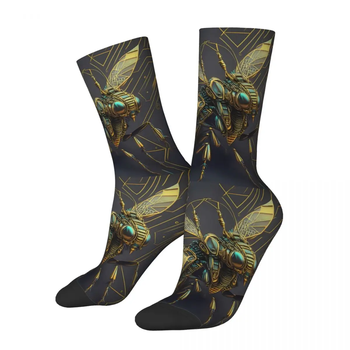 Beetle Sock Printed Man Polyester