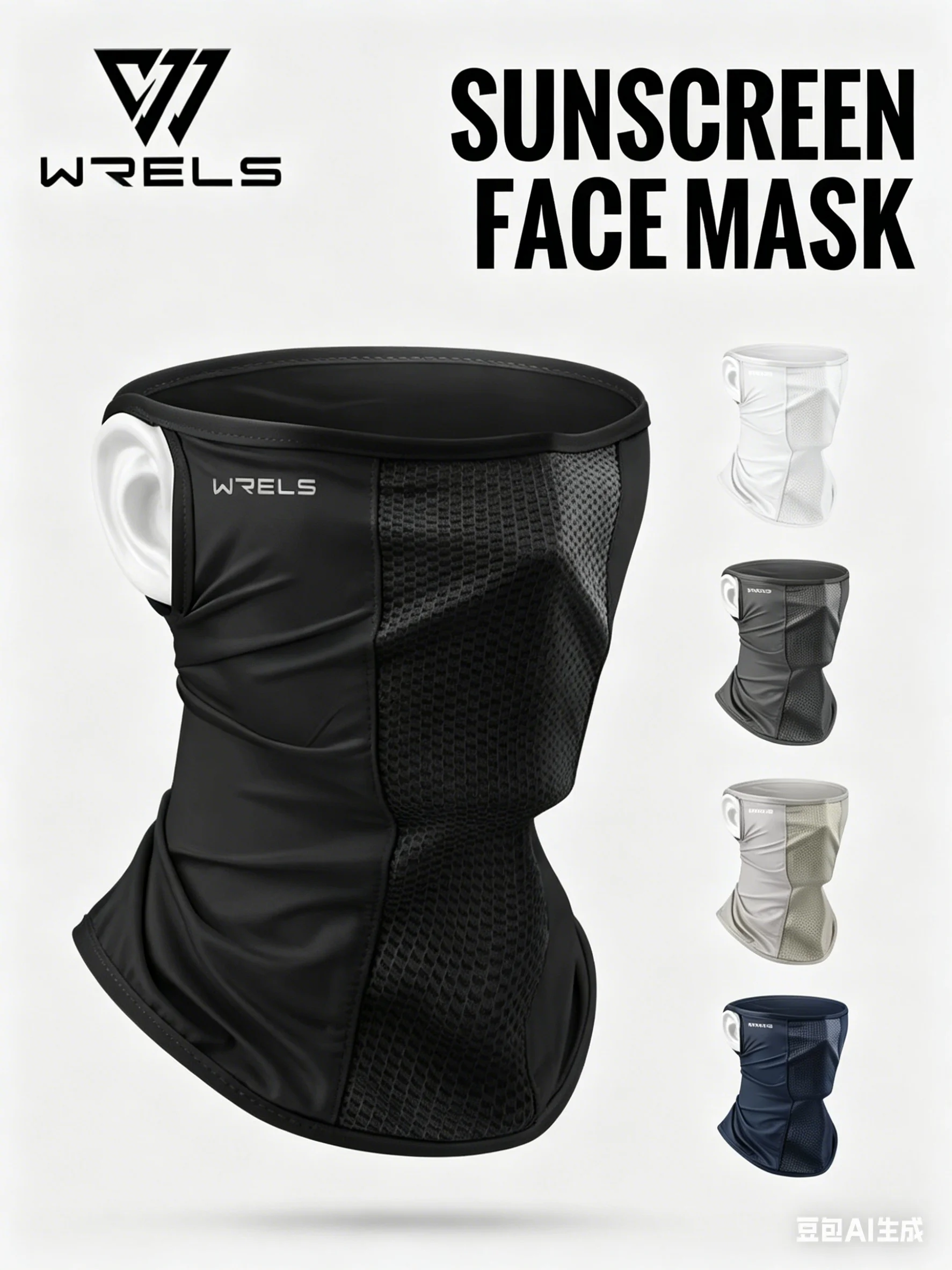 AliExpress NONE WRELS Cycling Face Mask Scarf Sun Protection Dustproof Breathabale Neck Gaiters for Men Women Outdoor Sports Anti UV Face Cover