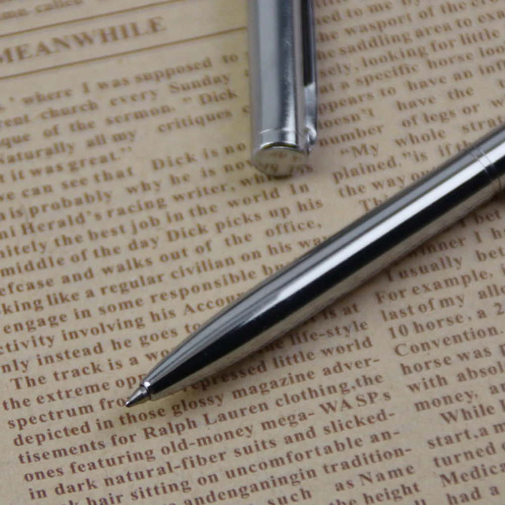 Mini Metall Kugelschreiber rotierender Stift im Taschen format tragbarer Kugelschreiber kleiner Öl stift exquisite kurze 823 neu