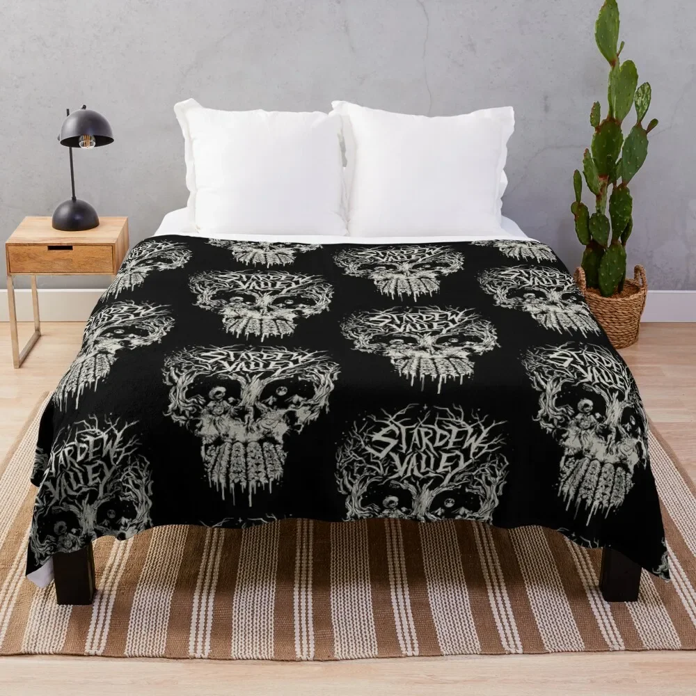 

Skull Stardew Valley Throw Blanket Luxury Throw Travel Extra Large Throw Shaggy Blankets