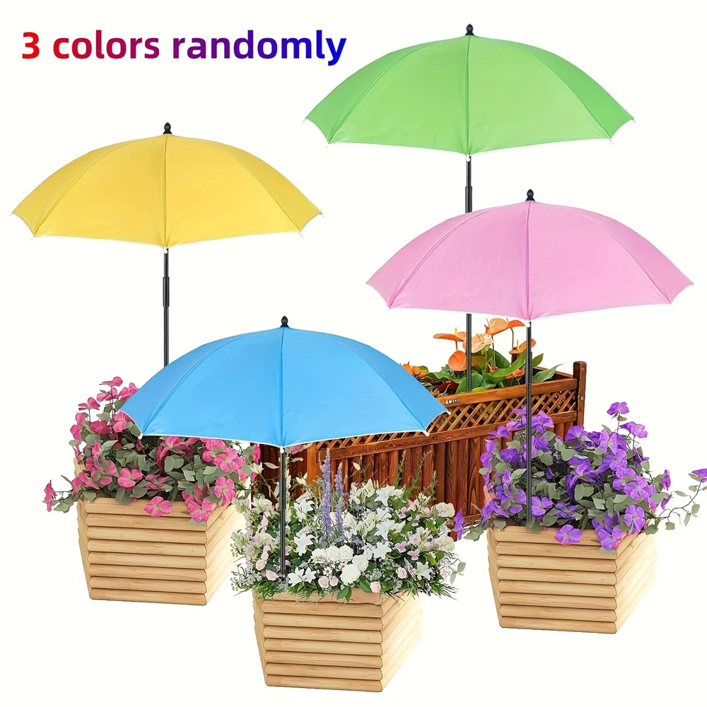 

1/3pcs Upgraded Plant Umbrellas For Outdoor, Adjustable height 103cm Garden Shade Umbrella 24" Larger Plants Shade Cover