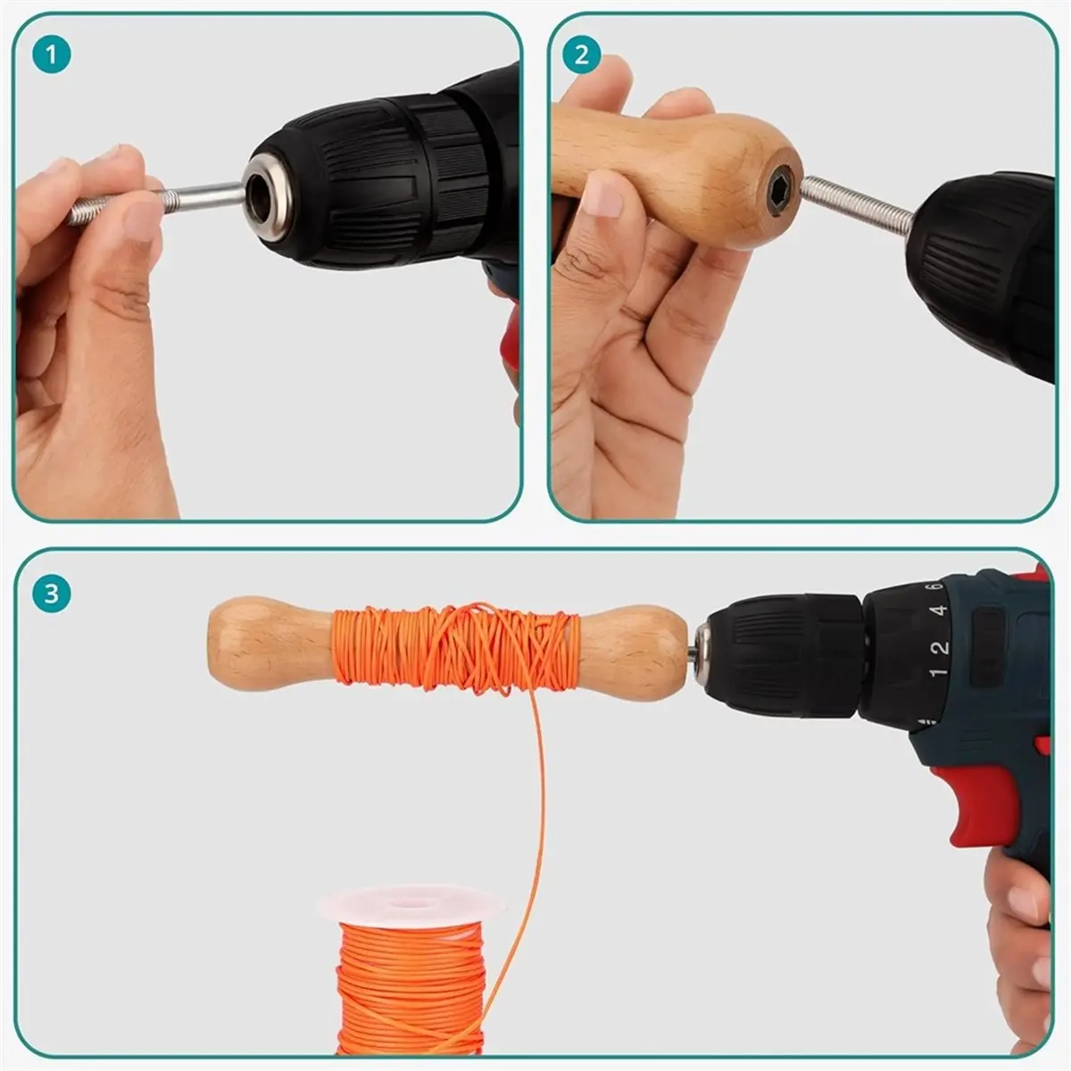 Tie Dye Tool Wood Sinew Puller Tool for Tie Dye with Winding,Winding Sinew Pulling Device for DIY,From Natural Wood [2026 MOCC]