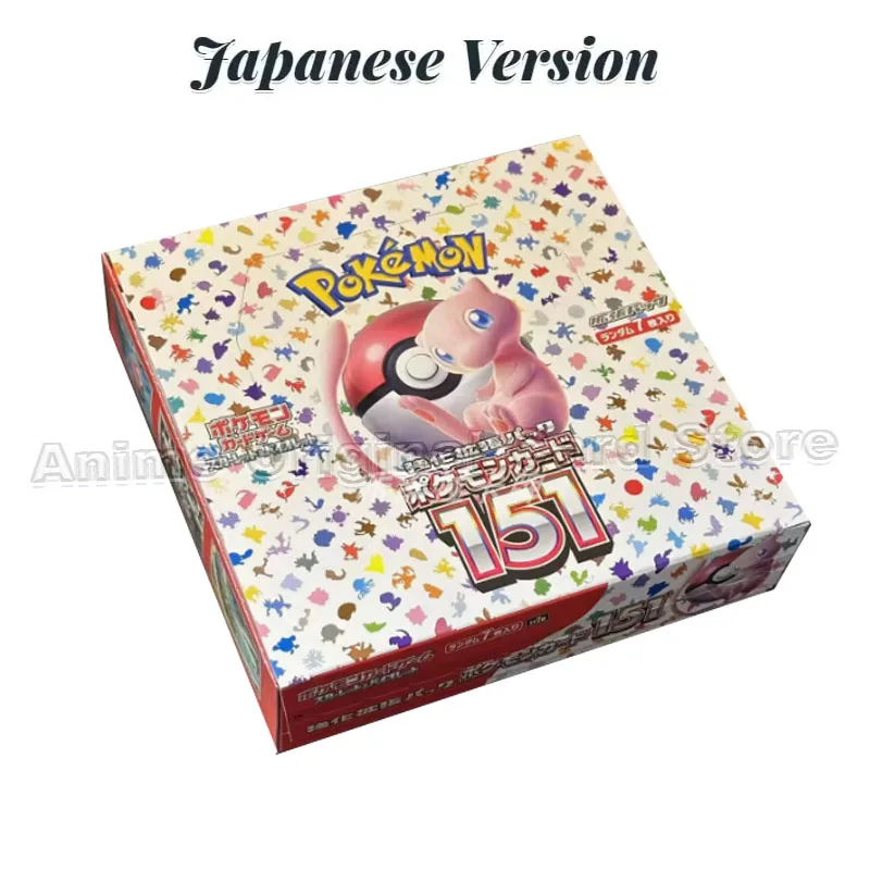 Japanese Version Genuine Pokémon PTCG Sv2a Enhanced Supplement Pack 151 First Generation Pikachu Collectible Card