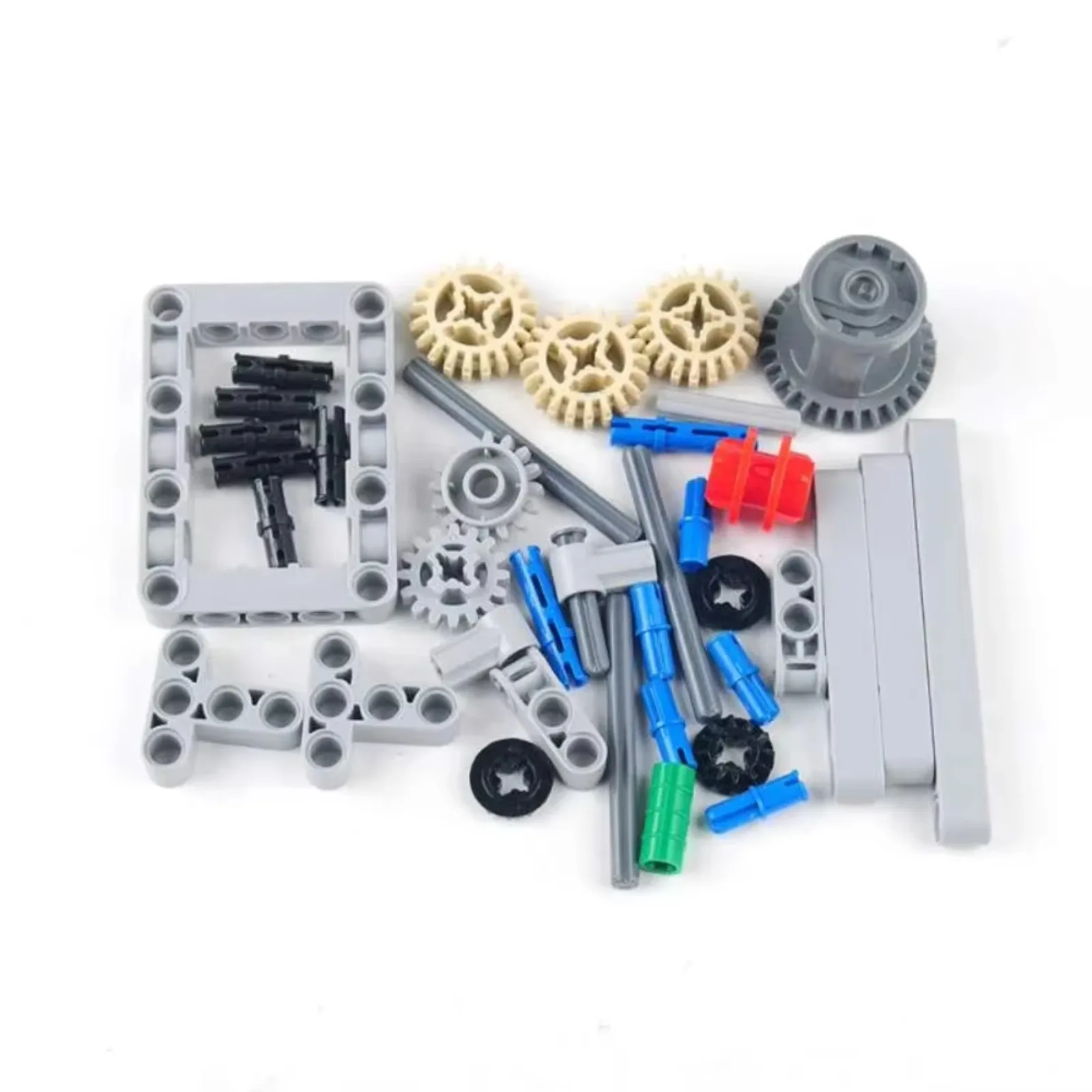 MOC Building Blocks Center Differential Lock Kit 4WD Vehicle with Locking Mechanism for RC Cars