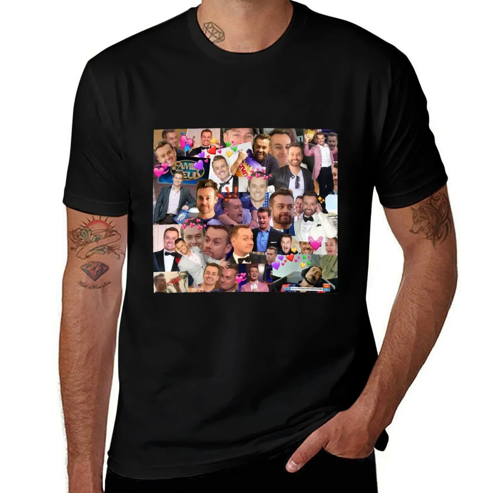 

GRANT DENYER COLLAGE 3 T-Shirt Anti-Pilling Casual T-Shirt