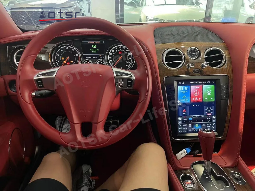 

256G Tesa- Screen Android 12 Multimedia Radio Receiver For Bentley Continental 2012 2013 2014 2015 2016 2017 2018 2019 Head Unit