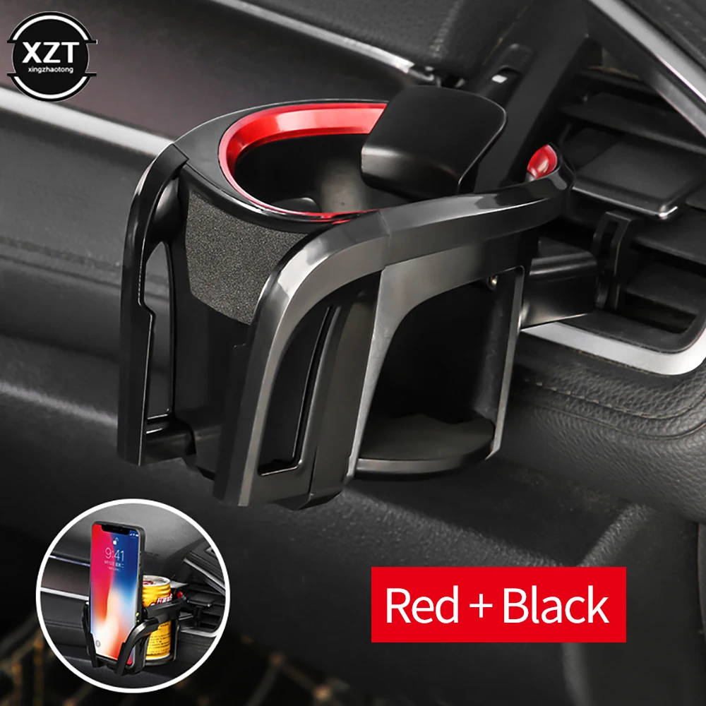 

Car Mobile Phone Holder Cup Holder Coasters Food Tray Coffee Air Outlet Multifunctional Beverage Holder Ashtray Storage Box ABS
