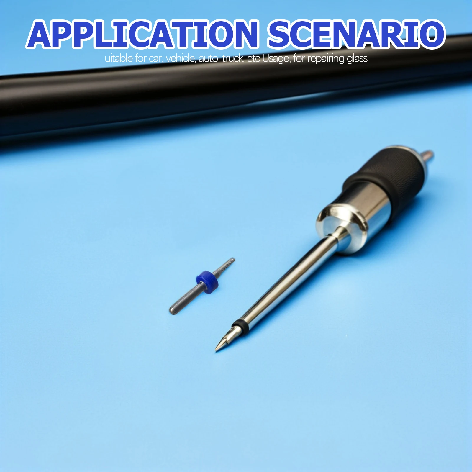

1.5Mm Car Auto Glass Windshield Repair Tool Drill Bit Tungsten Steel Durable High Strength Abrasion Resistant Window Repair Tool