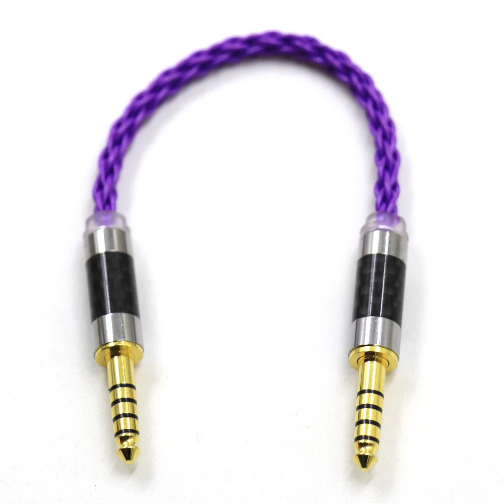 8 Core 4.4mm Balanced Male to 4.4mm Balanced Male Audio Adapter Cable 4.4 Male to Male Adapter