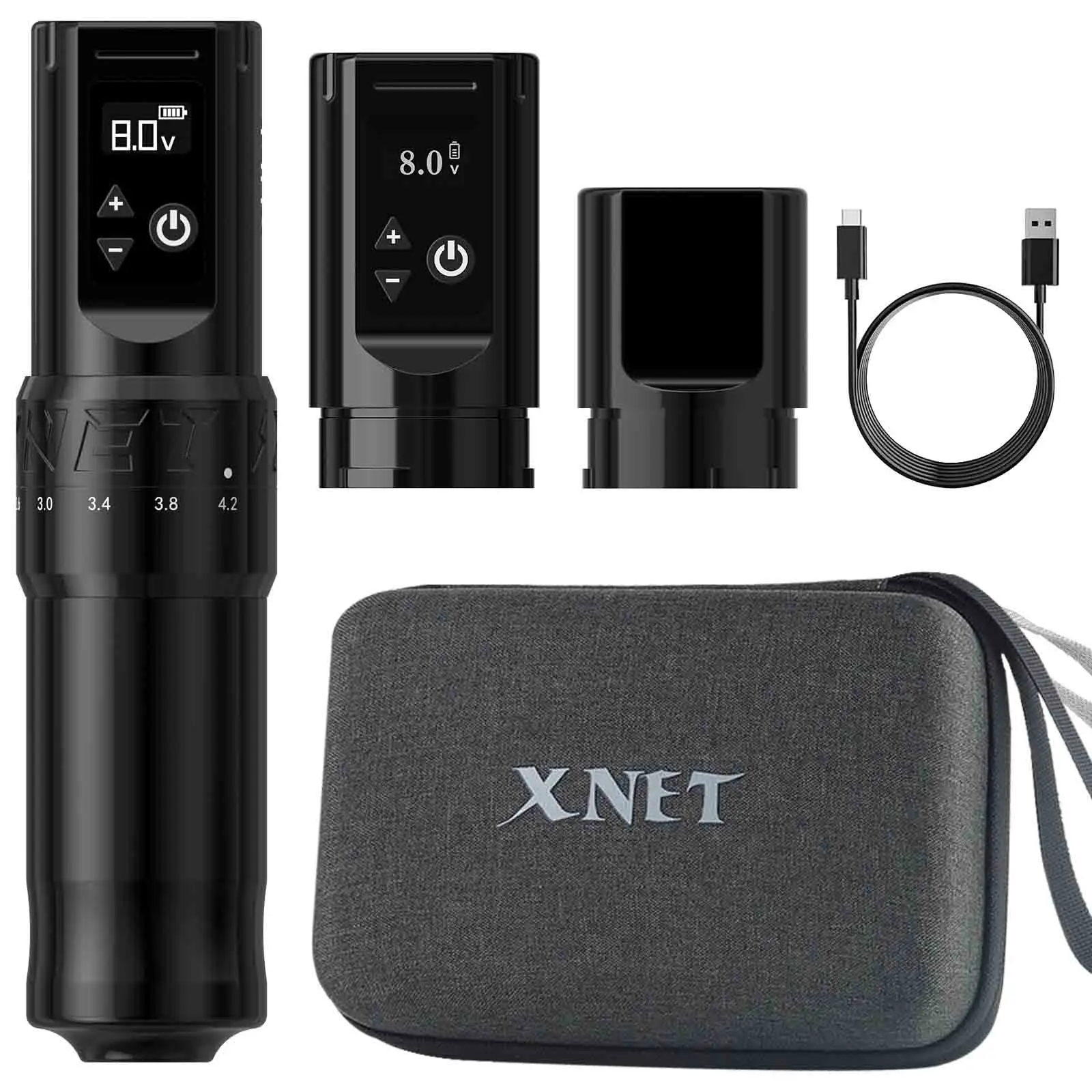 XNET F1 Wireless Tattoo Machine Pen 7 Adjustable Stroke Custom