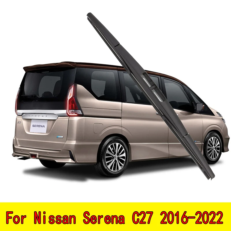 For Nissan Serena C27 car rear wiper blade rubber type, suitable for 2016-2022, 14