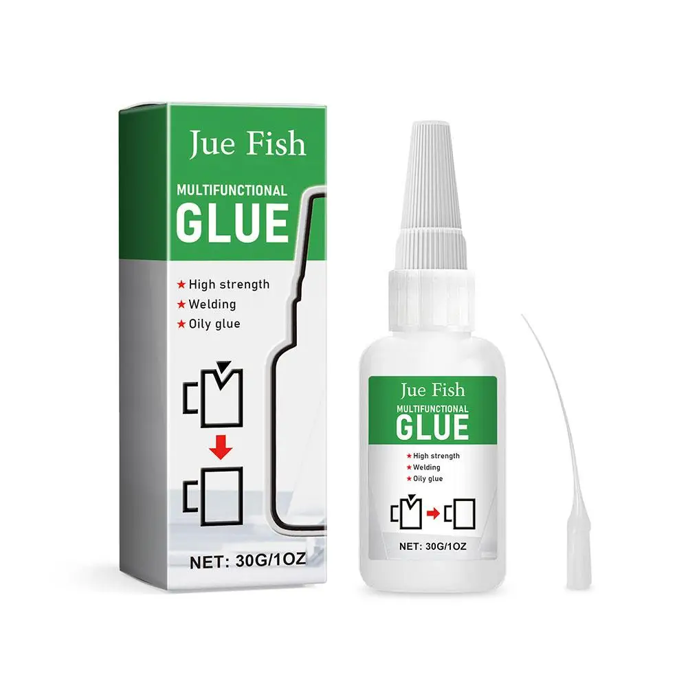 1/2 stücke Jue Fisch Multifunktionale Klebstoff Schuh Gule Kleber Holz Objekt Wasserdicht Starke Transparent Sol Kleber Adhe R8q1