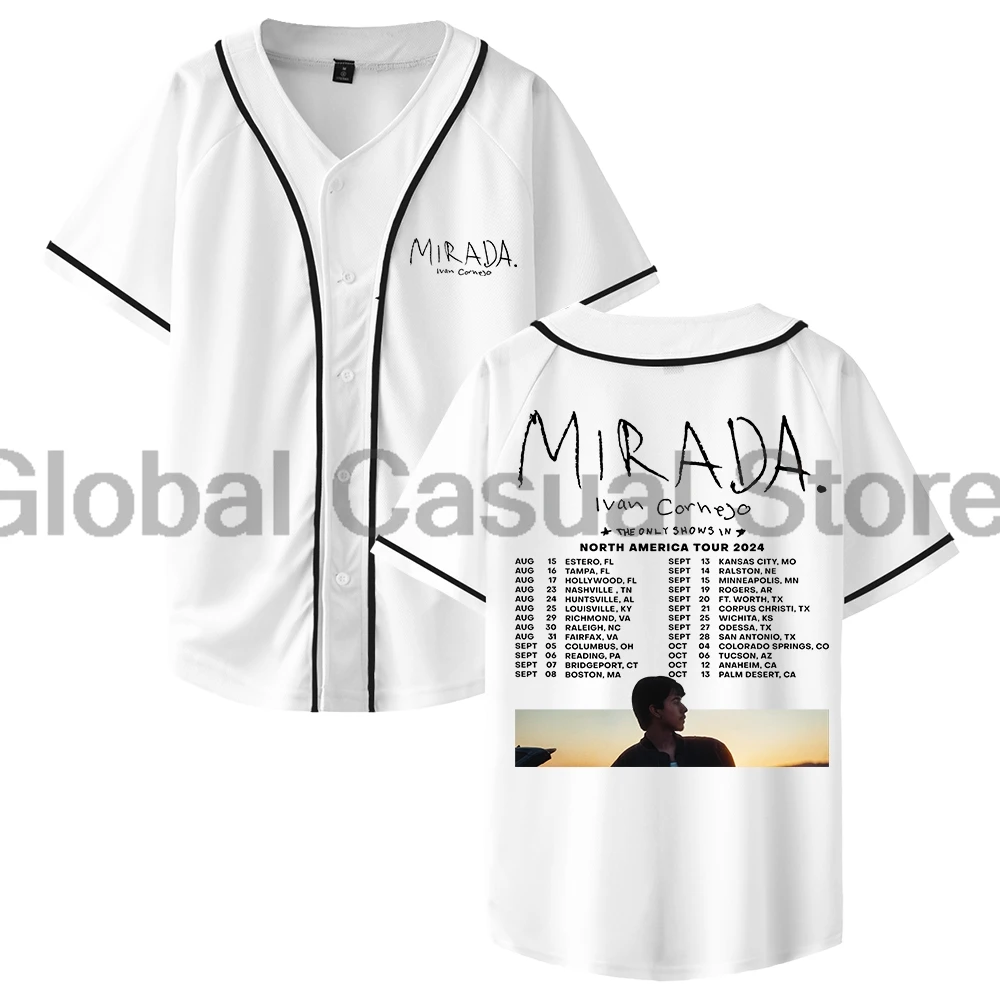 Ivan Cornejo Mirada Tour 2024 Baseball Jersey Short Sleeve Shirts Women Men Streetwear Tee Fashion Clothes