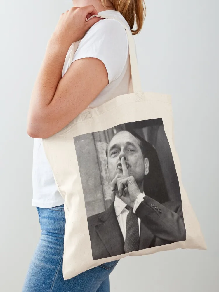 Jacques Chirac french swag Tote Bag tote bags aesthetic sacs de shopping bag for beach bags luxury women