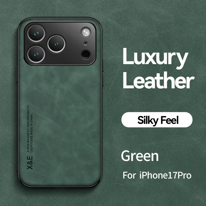 Leder-Schaffell-weiche Hülle für iPhone 17 Pro Max 17 Air 16 Pro Max 16 Plus 16e 16Pro 17Pro Max Abdeckrahmen stoßfeste Hüllen
