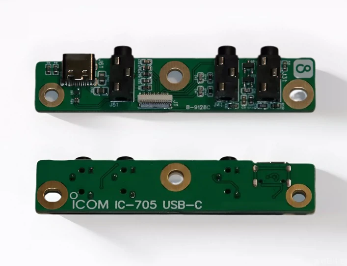 IC-705 Amateur Radio Transceiver Type-C USB-C Interface Upgrade Board for Enhanced Connectivity