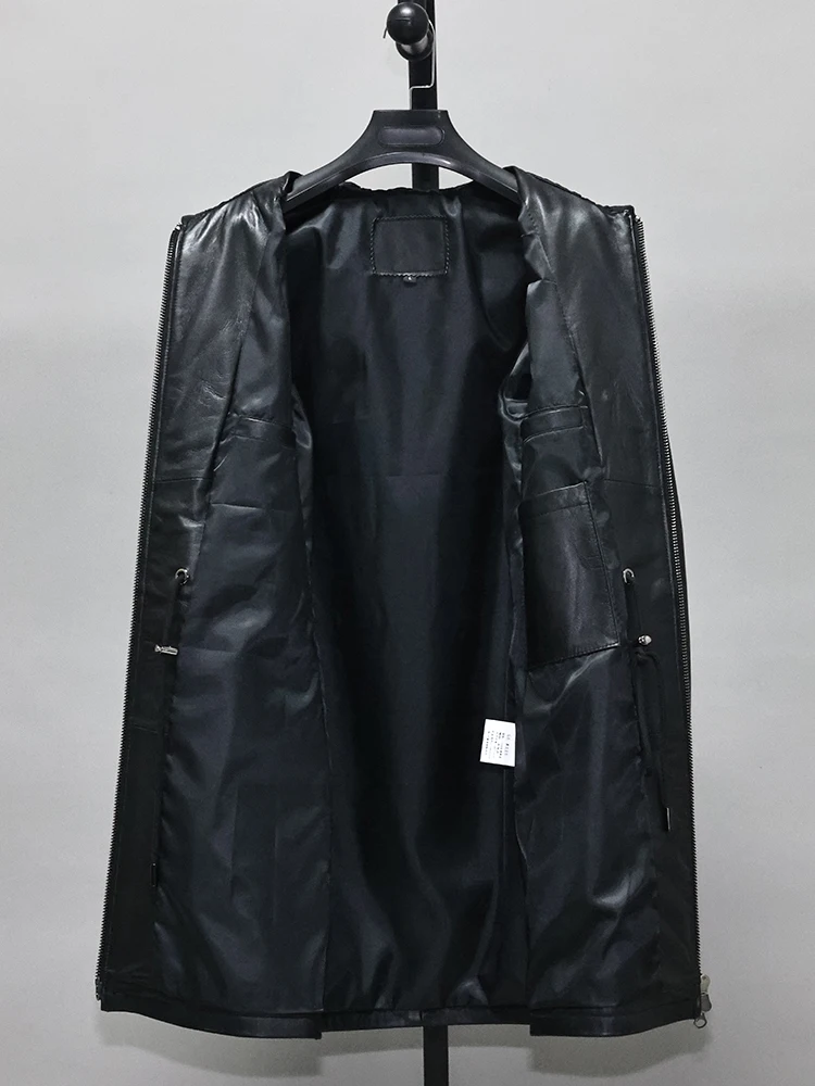 Jaqueta Feminina de Couro Sintético com Capuz, Camada Superior Macia, Ajuste Slim, Comprimento Médio, Casaco Casual à Prova de Vento com Fechamento em Zíper, Agasalho Feminino