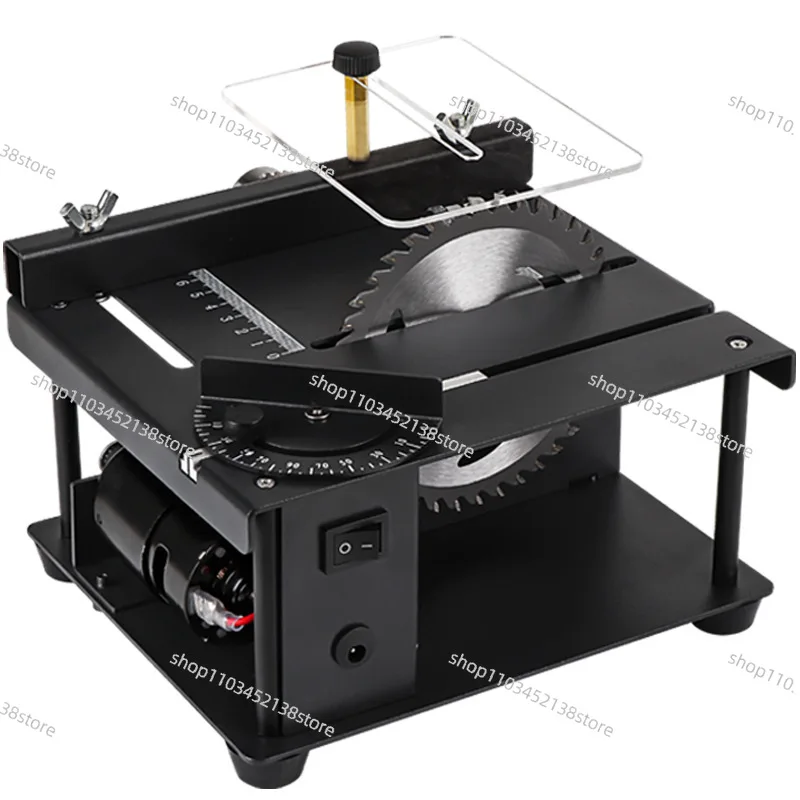 

Miniature Precision Table Saw Mini Chainsaw Small Household Portable Woodworking Push Table Saw Multifunctional Cutting Machine