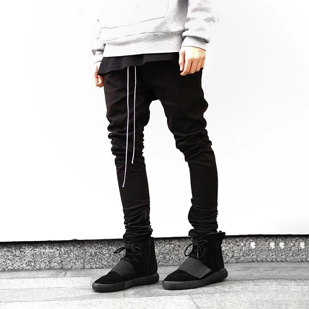 

Мужские брюки XS-5XL: Новинка Весны, однотонные, зауженные, в американском ретро-стиле, модные, повседневные, для уличной моды