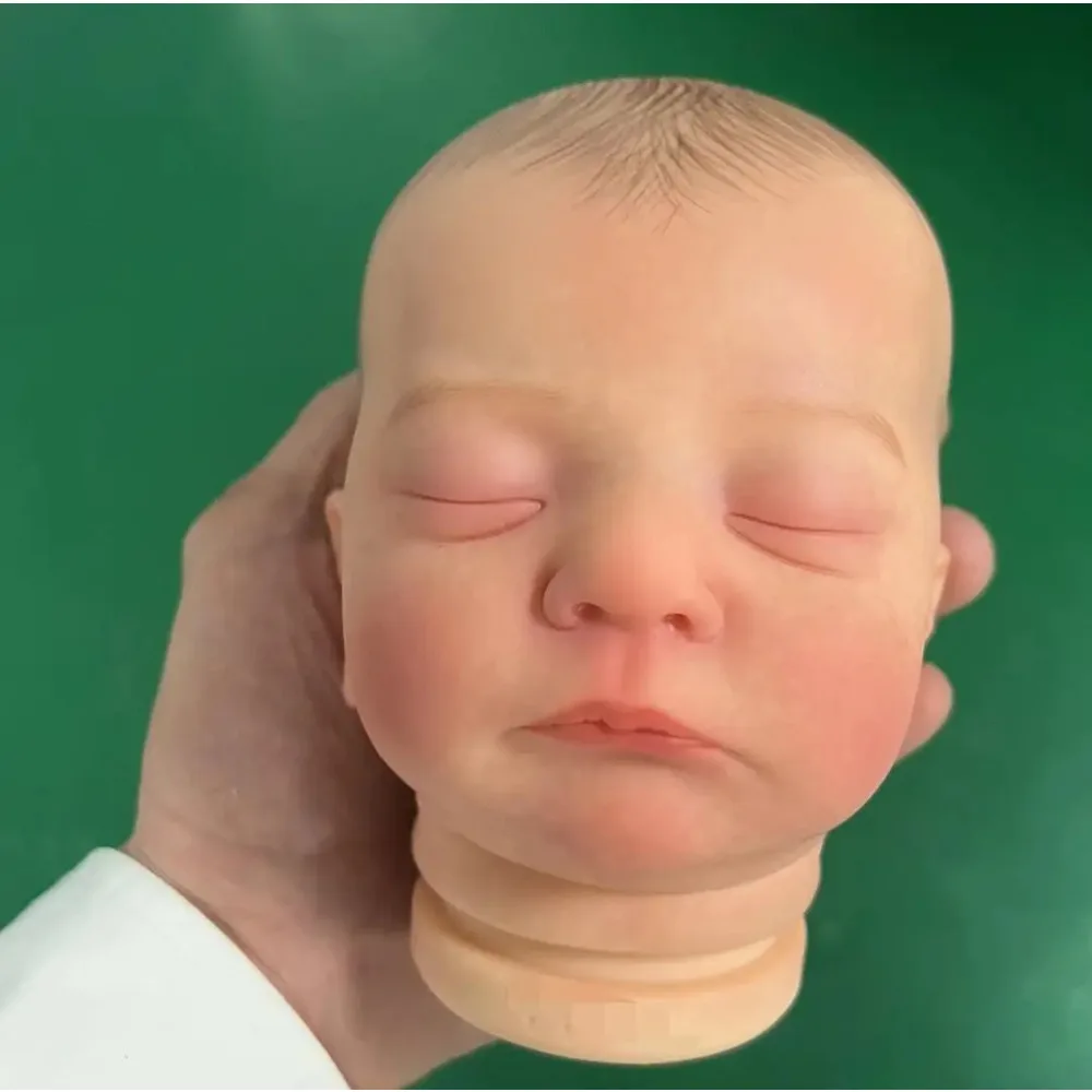 19inch Reborn Doll Kits Newborn Baby Kai Lifelike 3D Painted Details Veins Handmade Muñeca Kit Bebe Reborn DIY Doll Kit