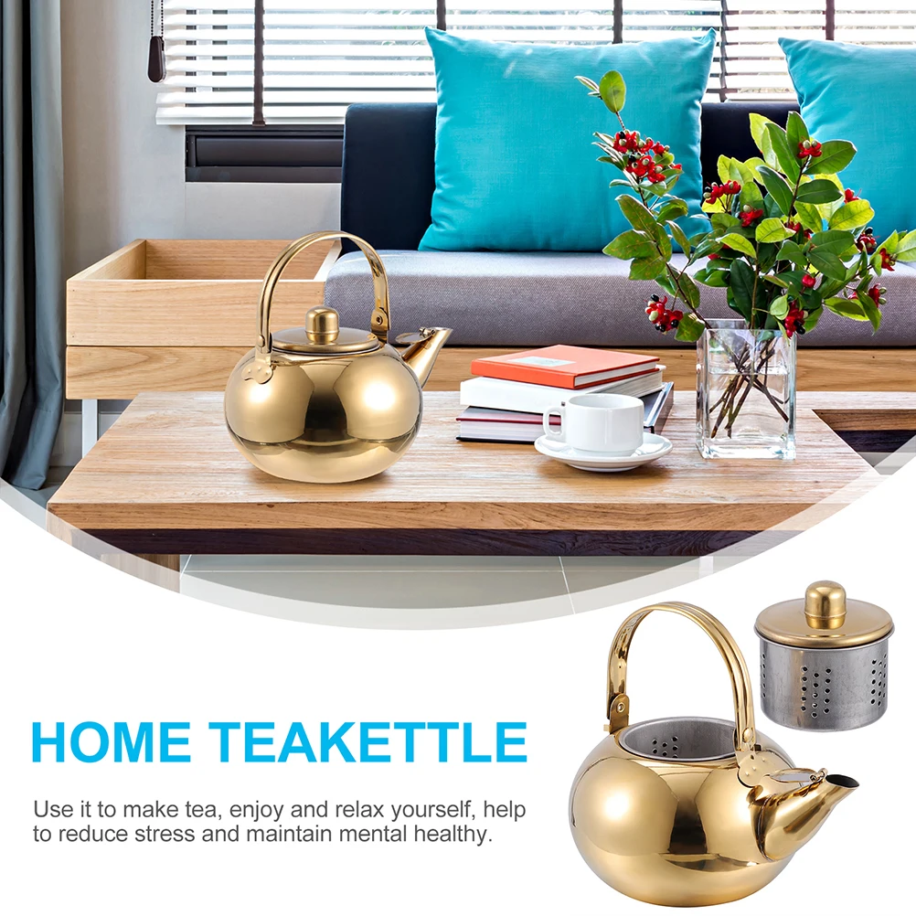 

Portable Teapot Travel Filter Strainer for Loose Stainless Steel Kettle Stovetop