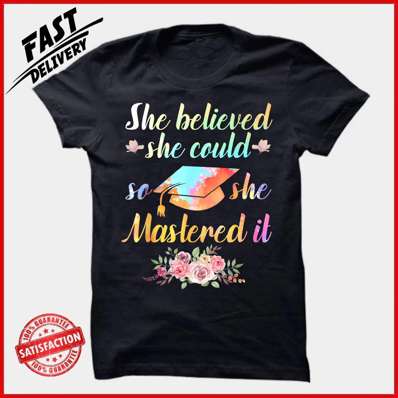 Cool Master Degree Art For Men Women Academic Degree Diploma Gift Unisex T-Shirt