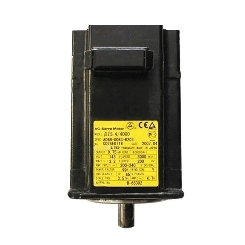 

Used A06B-0063-B103 A06B-0063-B003 A06B-0063-B203 For FANUC A06B-0063-B103 servo motor