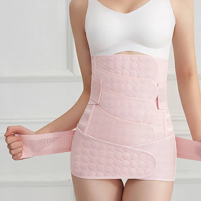 Pita Perut Setelah Kehamilan Sabuk Korset Postpartum Bersalin Set Korset Shapewear Korset Pelangsing Perban Band Waisr Trainer