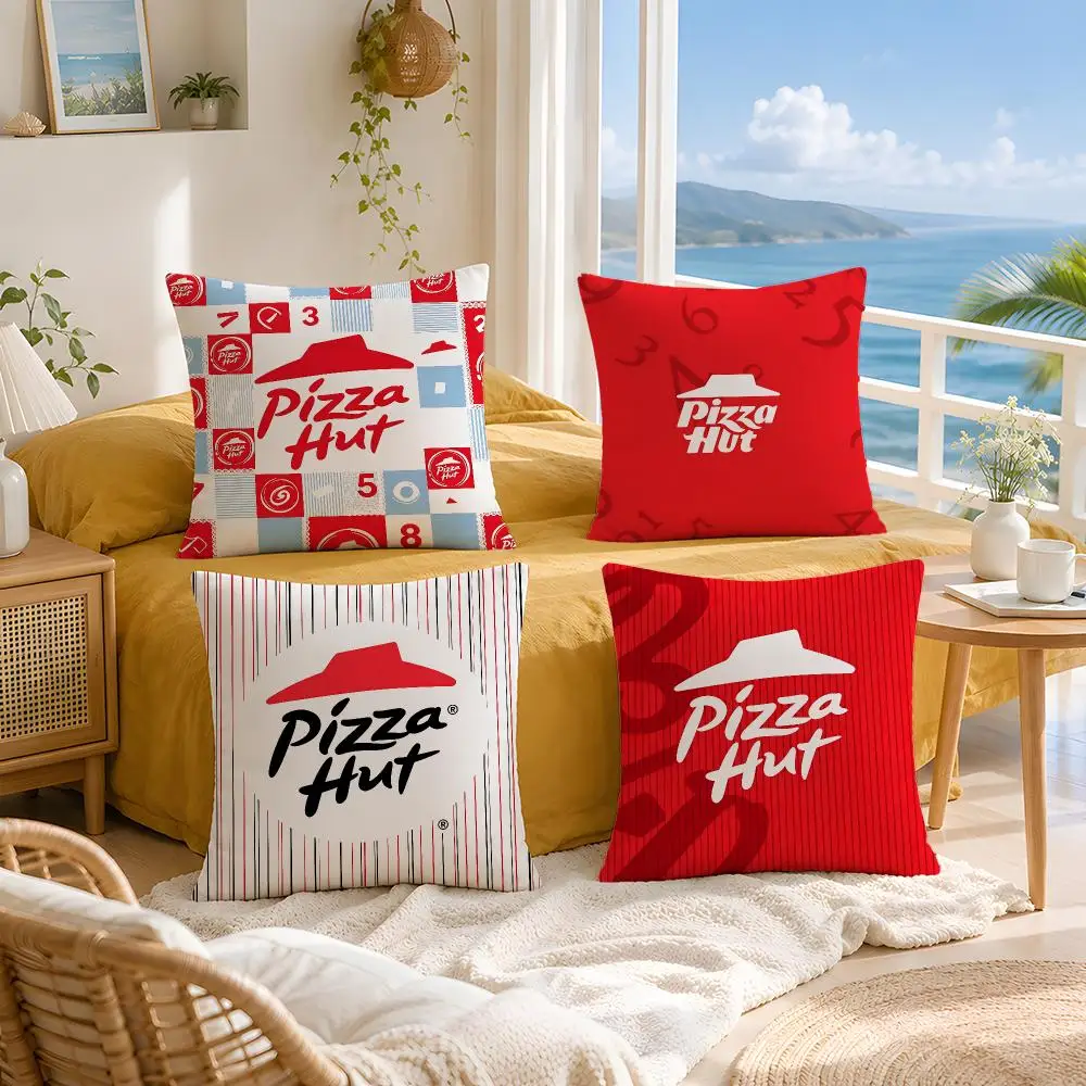brand Pizza Hut Cushion Cover Throw Pillow Short Plush Fresh Natural Cushion for Living Room Sofa Ornament Present Gift