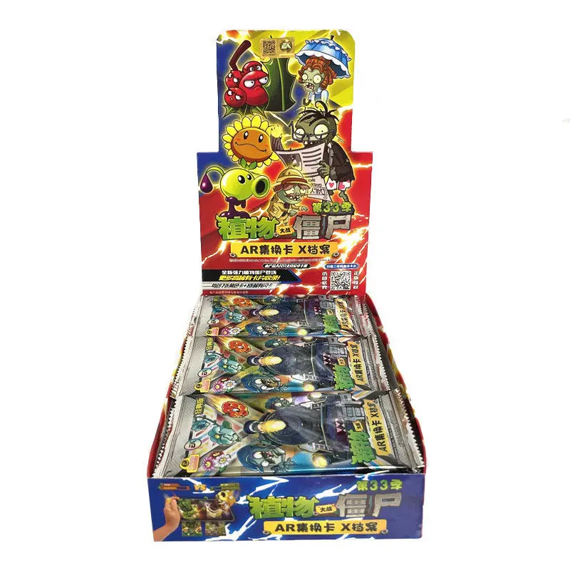 PLANTS VS ZOMBIES 2 Full Set of Card Generation Flash Cards Board Game Cards Hobby Rare Collectible Cards Kids Toys Game Cards