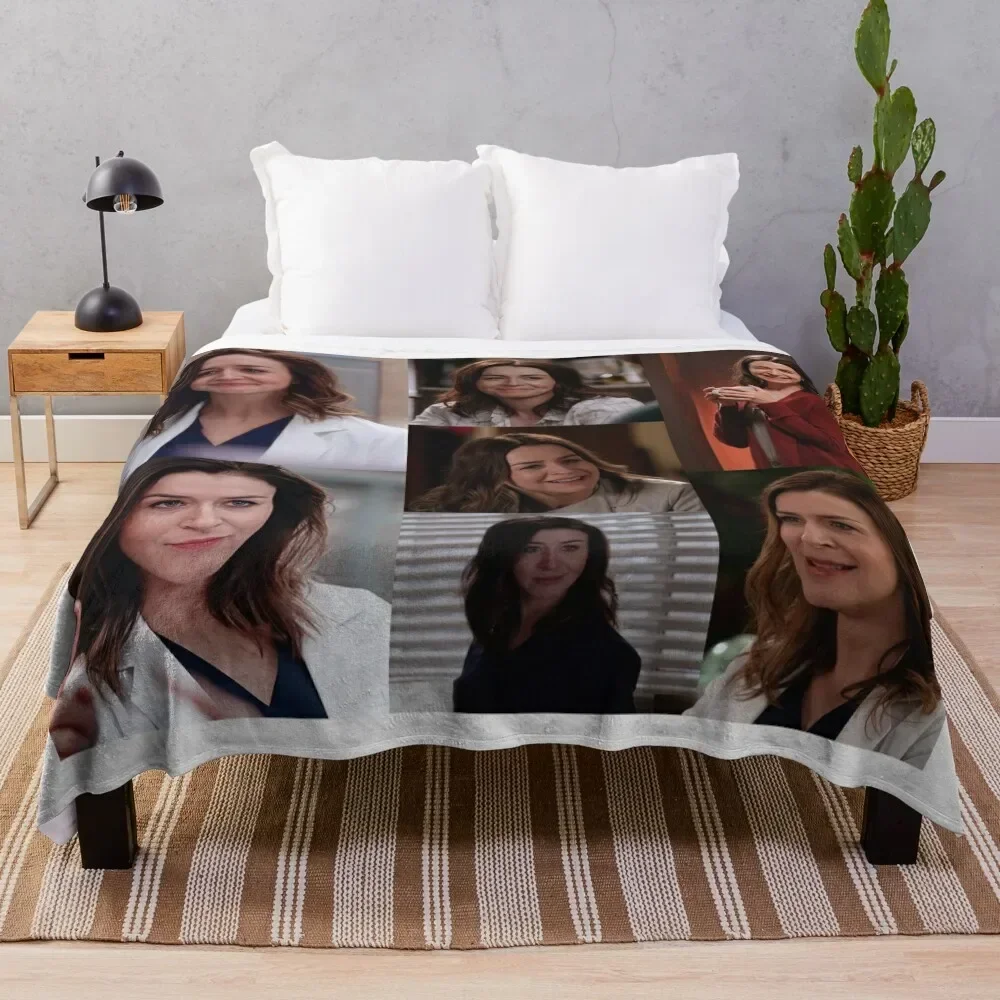 Amelia Shepherd Large Collage Designed for Blankets Throw Blanket Large blankets ands Baby Soft Plaid Blankets