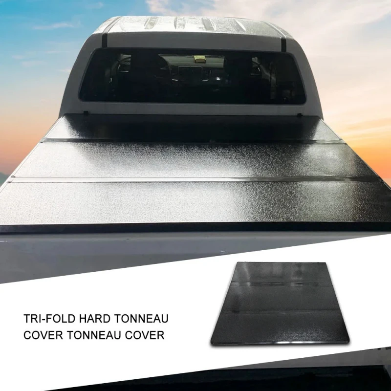 Hard Tri-Fold Truck Bed Cover Pickup Exterior Accessory